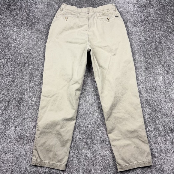 Polo Ralph Lauren Chino Pants Men's 32x30 (Fits 30x28.5) Beige Preppy Workwear - Picture 2 of 9